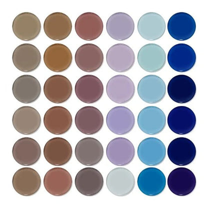 DND Duo Matching Color (HEMA/TPO Free) - 36 Colors Board 6 - I'm The Captian Now! (#182 - #199, #201 - #218) w/ 1 Color Chart