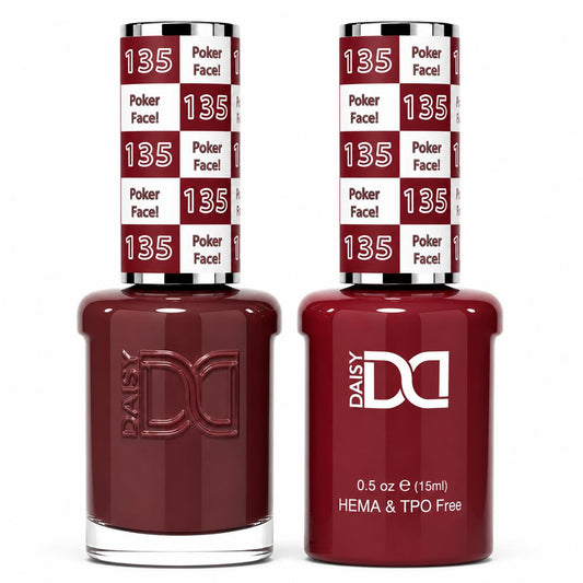 #135 - DND - Hema-Free & TPO-Free Gel & Lacquer - Poker Face!