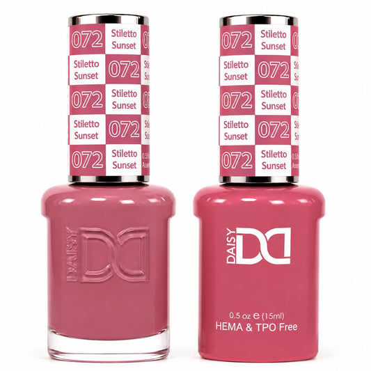 #072 - DND - Hema-Free & TPO-Free Gel & Lacquer - Silhouette Sunset