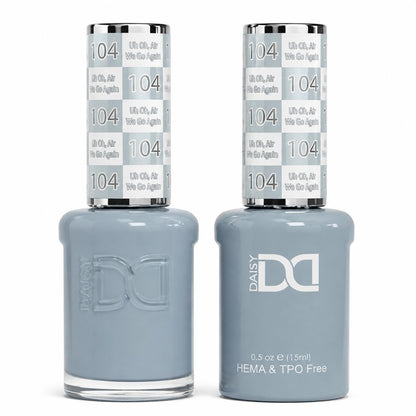 #104 - DND - Hema-Free & TPO-Free Gel & Lacquer - Uh Oh, Air We Go Again