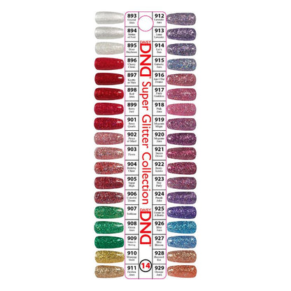 Super Glitter Collection - 36 Colors ( #893 - #929 )