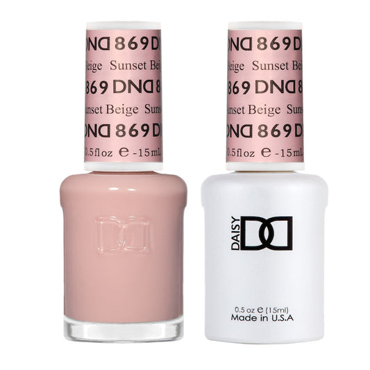 DND Gel & Polish Duo 869 Sunset Beige