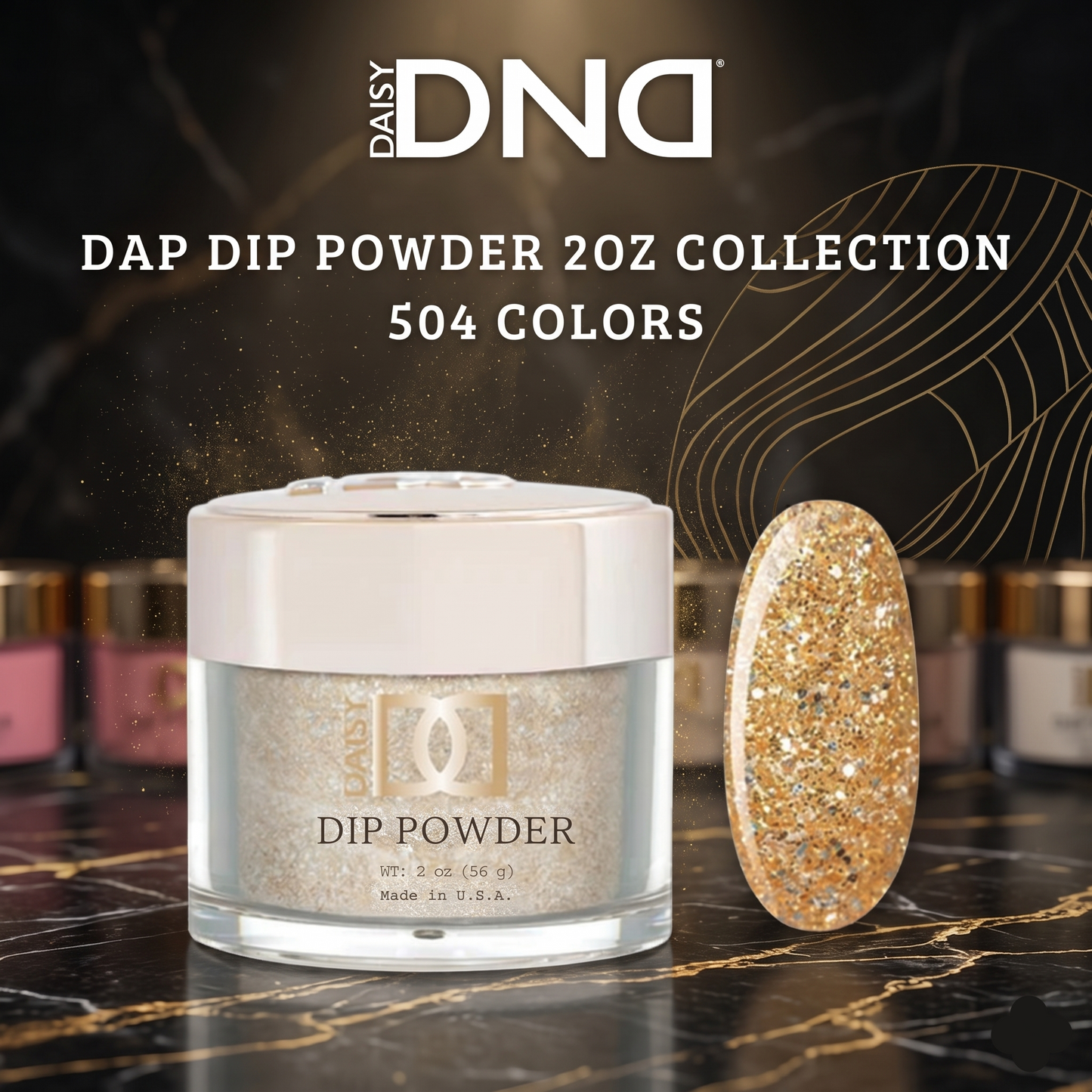 DND DAP DIP POWDER 2OZ COLLECTION ( 504 Colors )