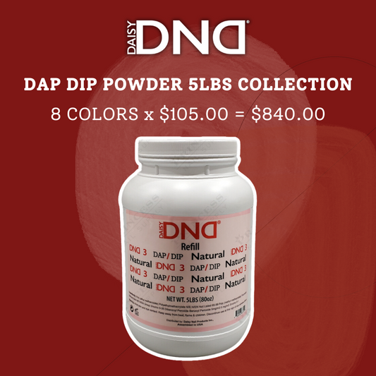 DND DAP DIP POWDER 5LBS COLLECTION