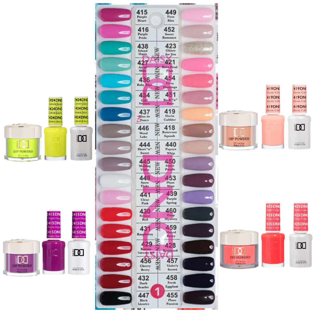 DND Trio by Set + Tip 1 ( 36 colors #415 - #460)