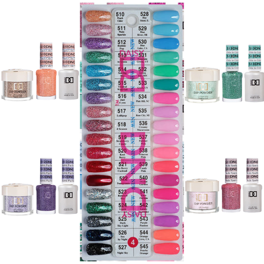 DND Trio by Set + Tip  4 ( 36 colors #510- #545)