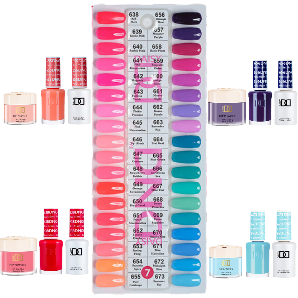 DND Trio by Set + Tip  7 ( 36 colors #638- #673)