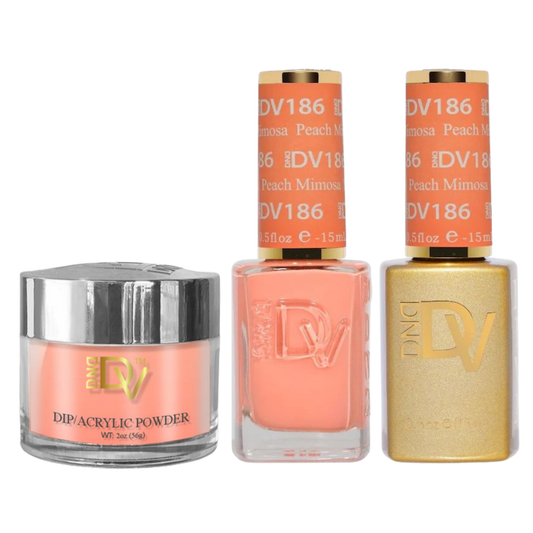 DND Diva Trio - 186 Peach Mimosa