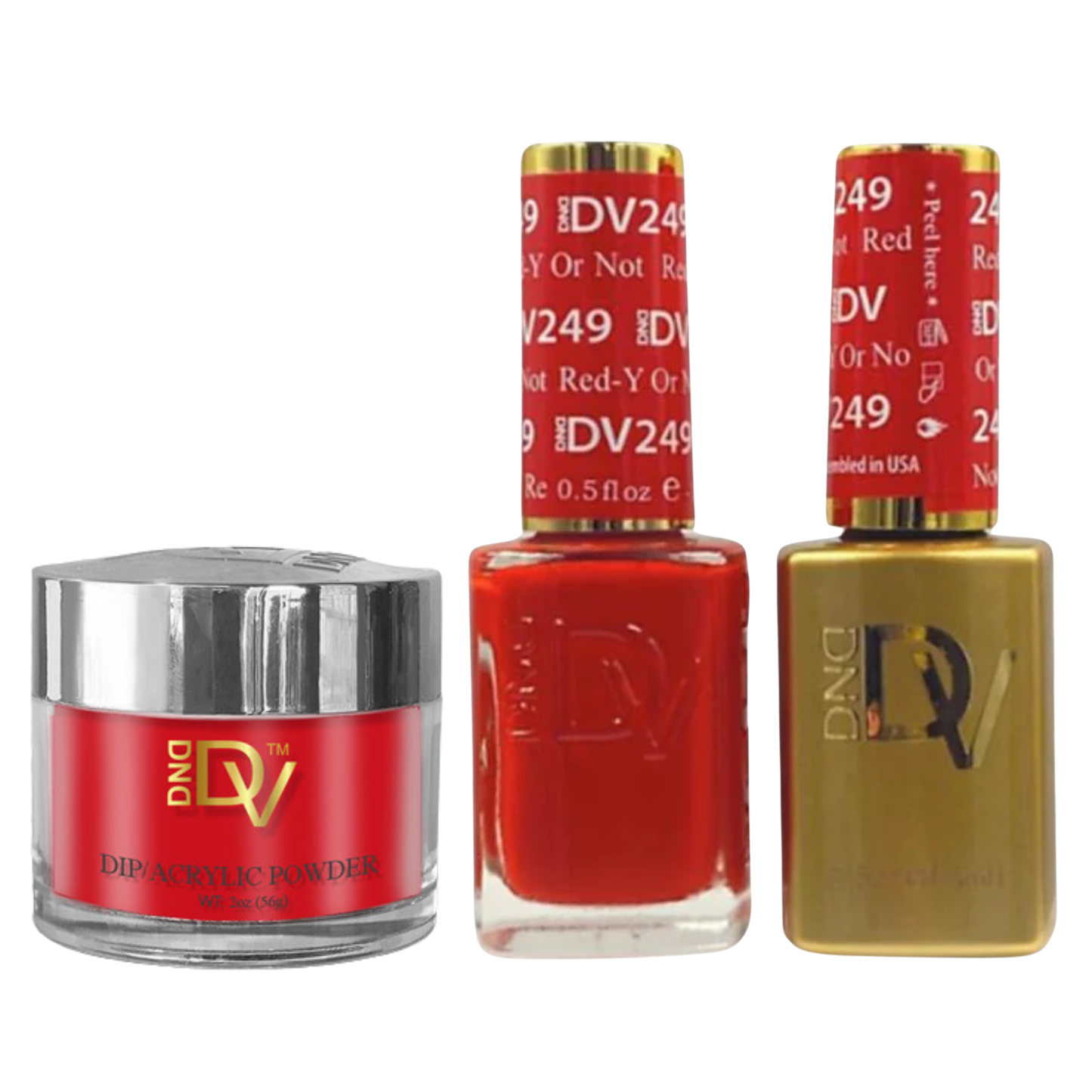 DND Diva Trio - 249 Red-Y Or Not