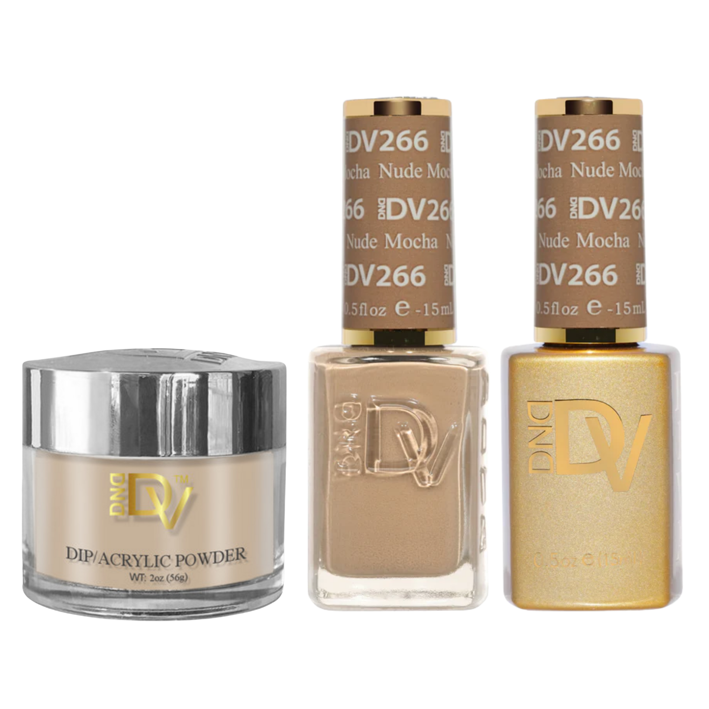 DND Diva Trio - 266 Nude Mocha