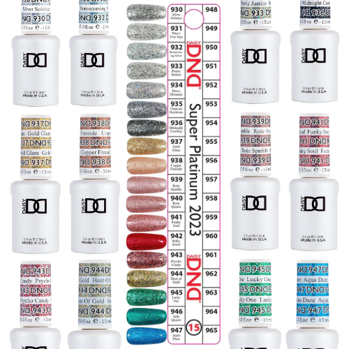 DND Super Platinum Gel TIP 15 ( 18 colors )