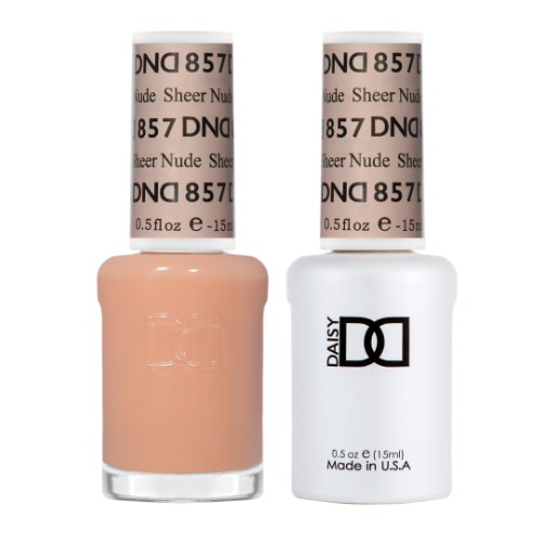 DND Gel & Polish Duo 857 Sheer Nude