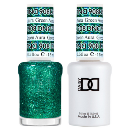 DND Gel & Polish Duo 908 Green Aura