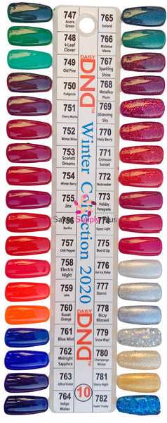 DND DC Gel & Polish Swatch TIP 10 ( 36 colors )
