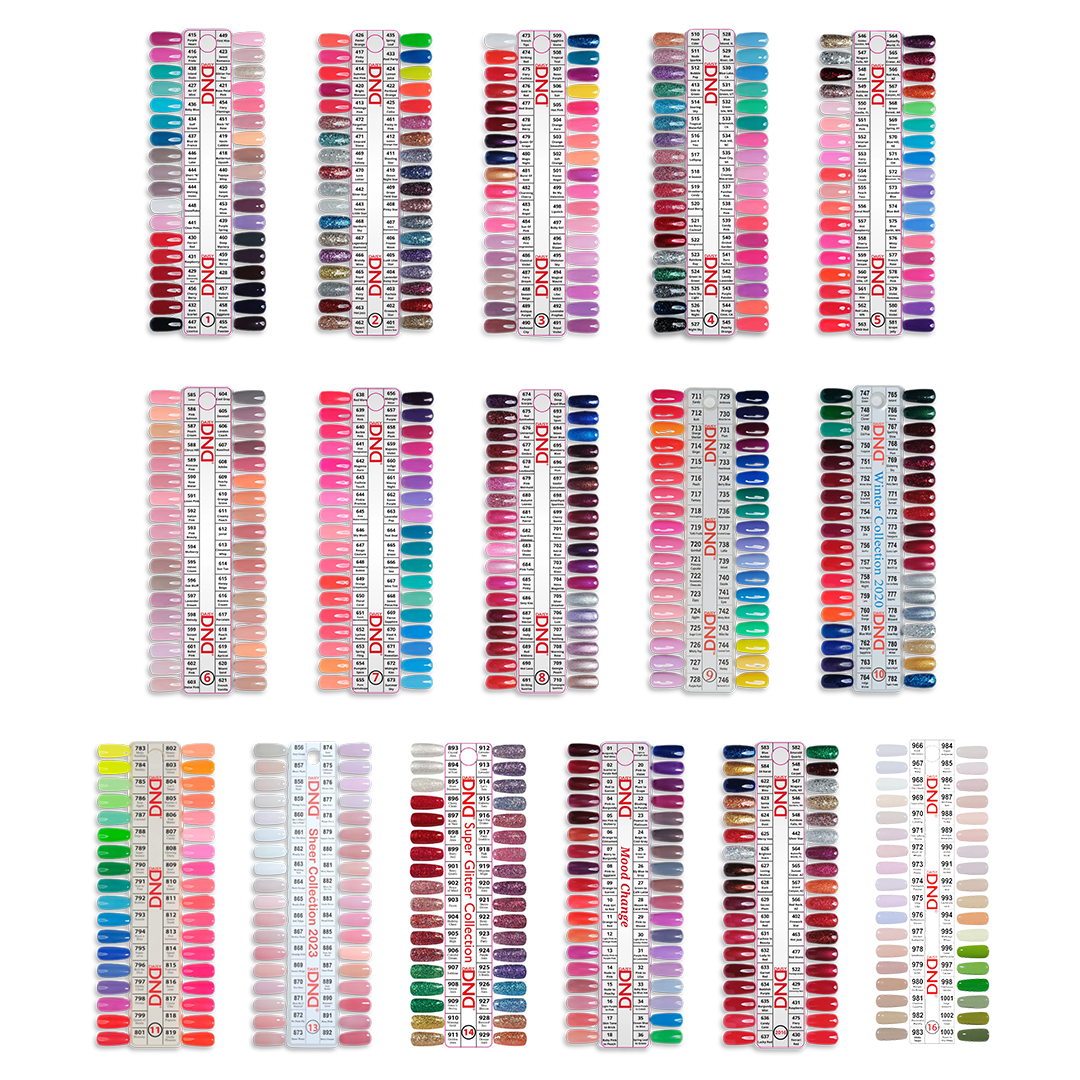 DND 3in1 Full Collection - 504 Colors ( #415 - 1003 ) 14 tip (36colors each tip)