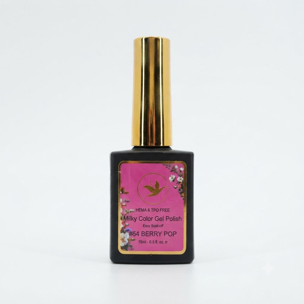 LUX Milky Color Gel Polish - #54 Berry Pop