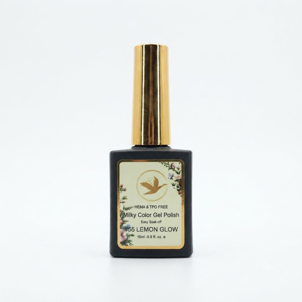 LUX Milky Color Gel Polish - #55 Lemon Glow