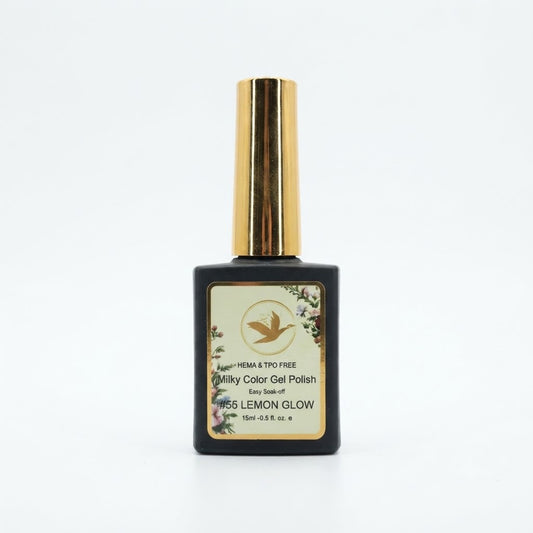 LUX Milky Color Gel Polish - #55 Lemon Glow