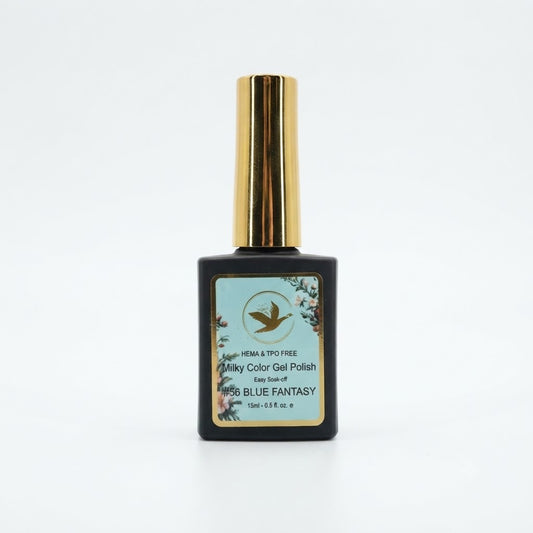 LUX Milky Color Gel Polish - #56 Blue Fantasy