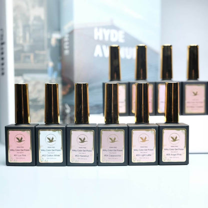 Milky Gel Color Polish Dream Collections for 12 Colors