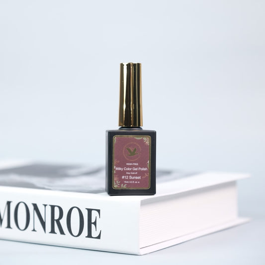 Milky Gel Color Polish – #12 Sunset