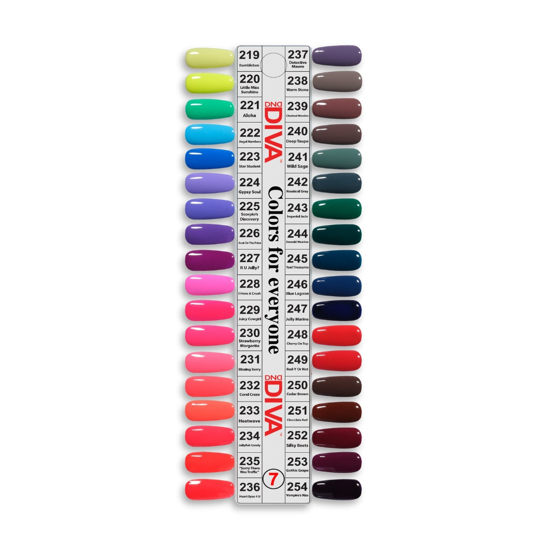 DND DIVA Display Sample Swatch