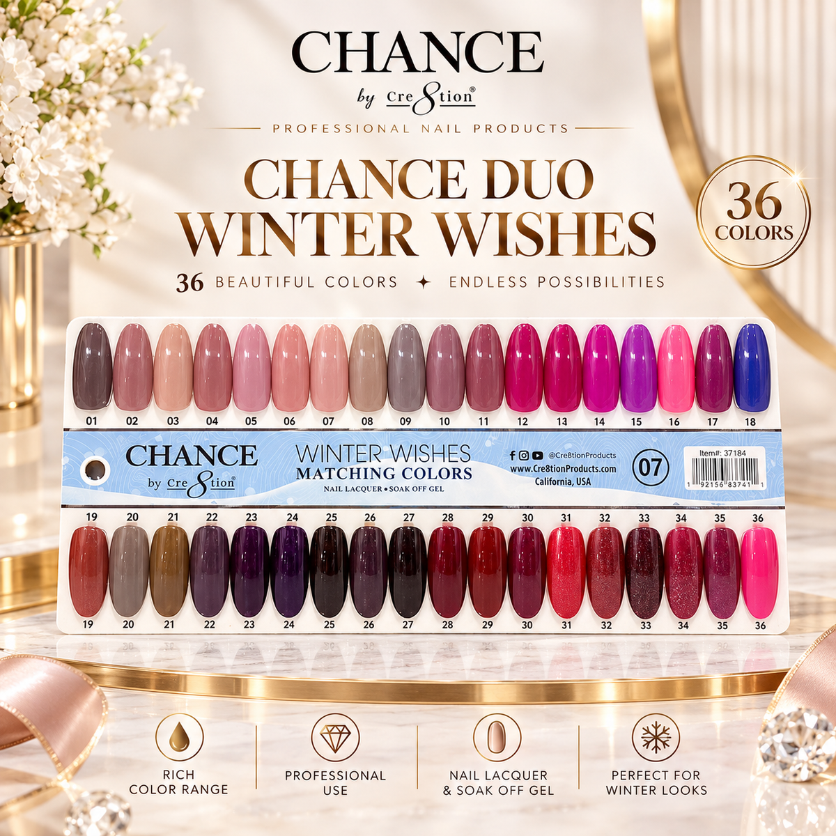 Chance Matching Duo Winter Wishes Collection 0.5oz - Tip 07 - 36 Colors ( #217 - #252 ) (DOTW)