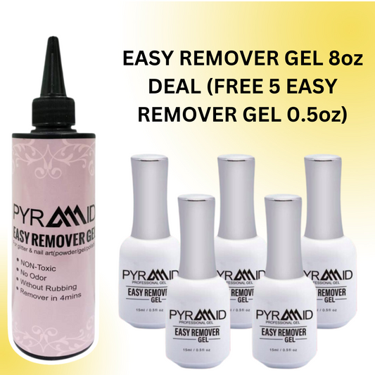 EASY REMOVER GEL 8oz DEAL (FREE 5 EASY REMOVER GEL 0.5oz)