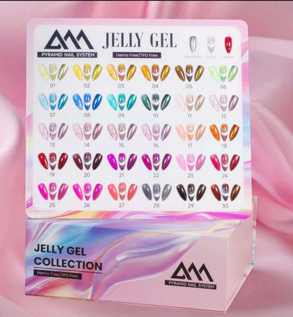 Pyramid Jelly Gel Collection (HEMA/TPO Free) - 33 Gel Colors