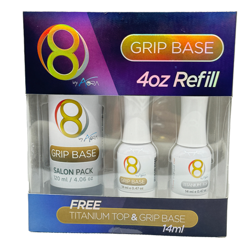 Aora Refill 4oz + 2 Free .5oz - Grip Base