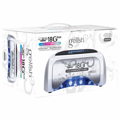 Gelish 18G Plus Led Lamp with Comfort Cure (Corded) - 1pc