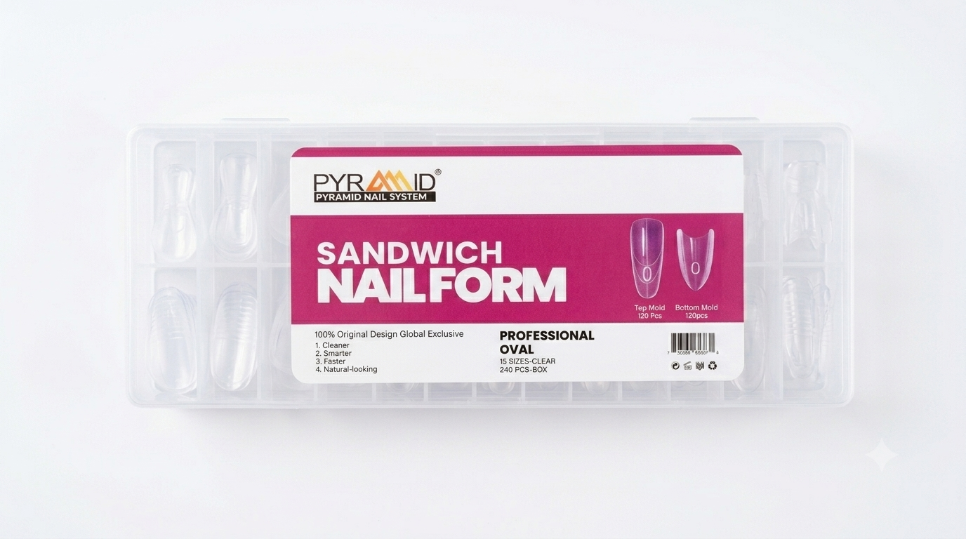 Pyramid PROFESSIONAL OVAL Nail Form 240pcs