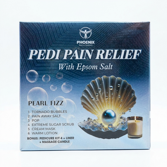 Phoenix Pedi Pain Relief With Epsom Salt 12 Step - Pearl Fizz