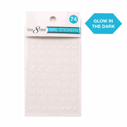 Cre8tion Nail Art Sticker Butterfly (42 Styles)