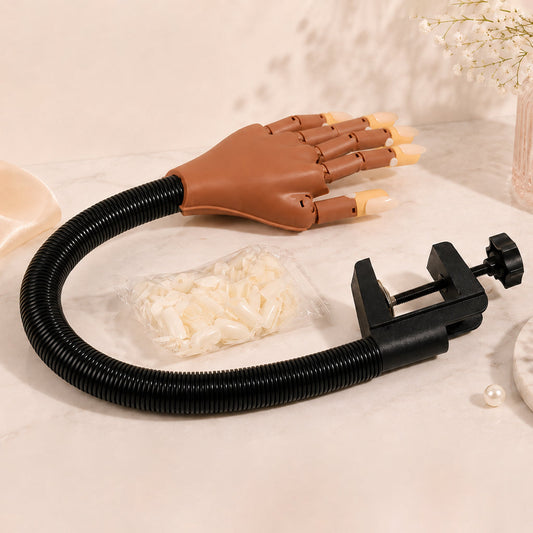 Cre8tion Flexible Tabletop Jointed Practice Hand with Long Clamp
