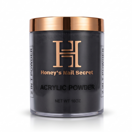 Honey Acrylic Powder Super Black 16oz