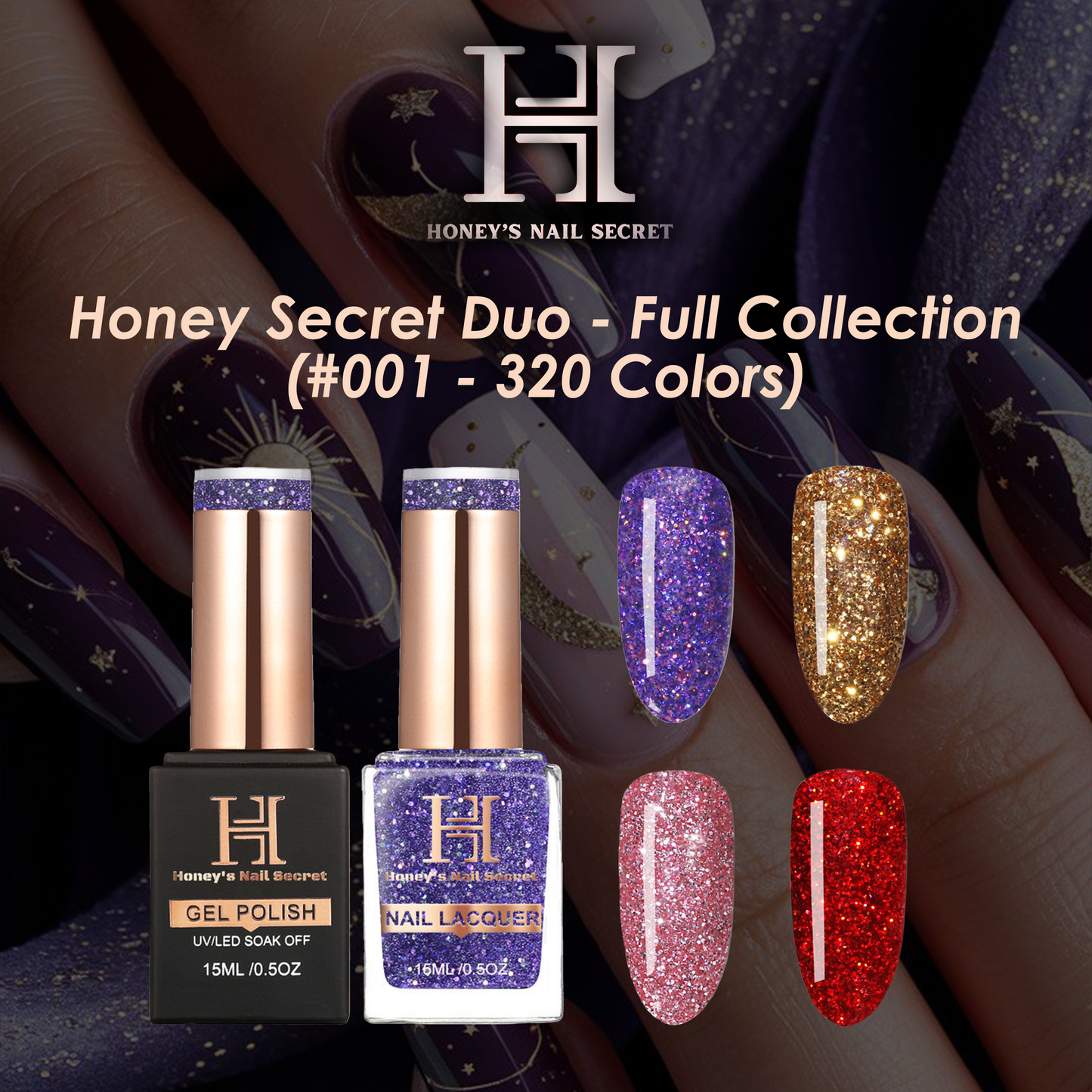 Honey Secret Duo - Full Collection (#001 - 320 Colors)