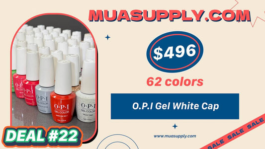 O.P.I  Gel White Cap 62 colors for $496