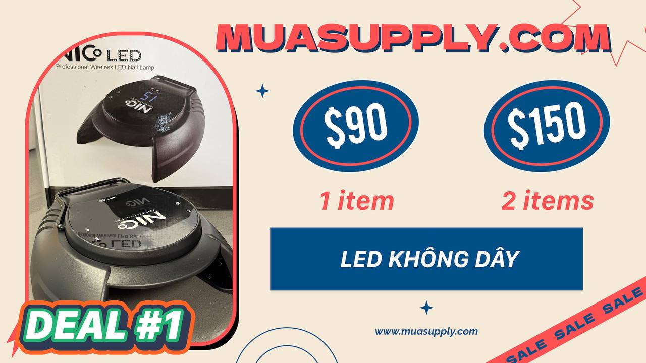 LED không dây 1 for $90 or 2 items for $150