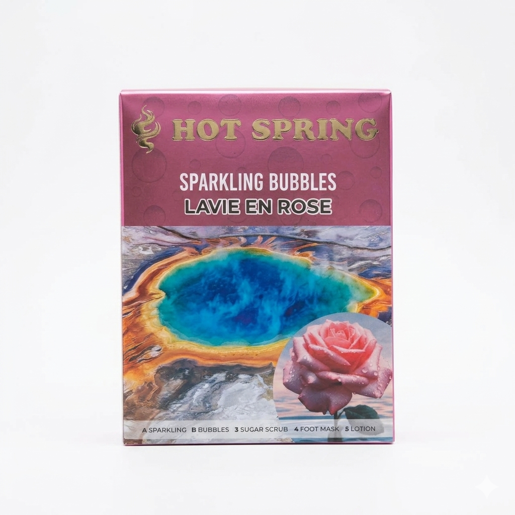 Hot Spring Sparkling Bubbles 5in1 - Lavie En Rose