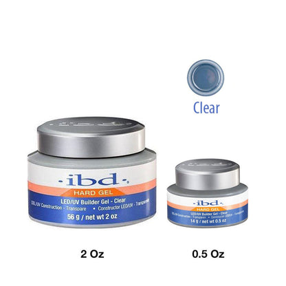 IBD Hard Gel LED/UV Builder Gel - CLEAR 0.5oz