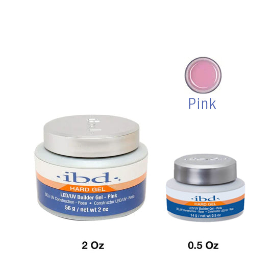 IBD Hard Gel LED/UV Builder Gel - PINK 0.5oz