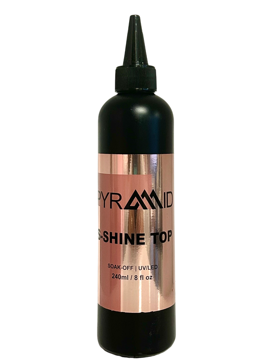 PYRAMID SUPER SHINE TOP GEL REFILL (8OZ)