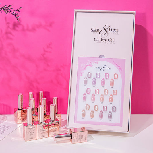 Cre8tion Cat Eye Soft Blush Kit - 12 Colors