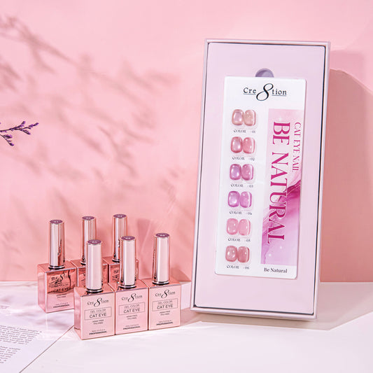 Cre8tion Cat Eye Be Natural Kit - 6 Colors