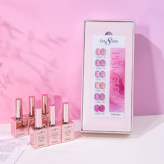 Cre8tion Cat Eye Pink Glow Kit - 6 Colors