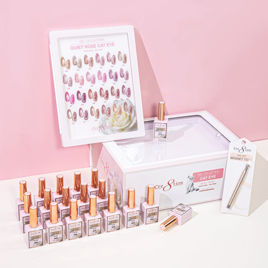 Cre8tion Cat Eye Quiet Rose Kit - 24 Colors
