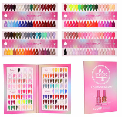 4EVER SEASON DUO 144 Colors Collection Free 2 Color Chart