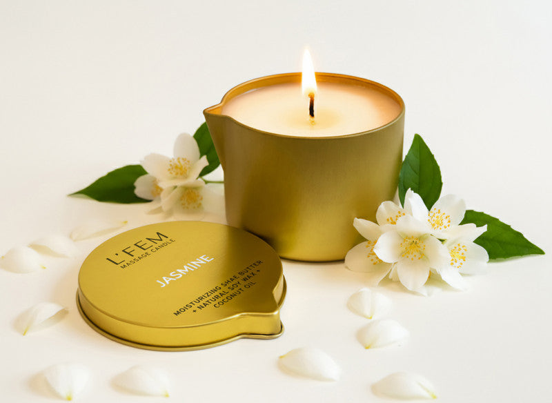L'Fem Massage Candle 8oz - #03 Jasmine 5 pcs