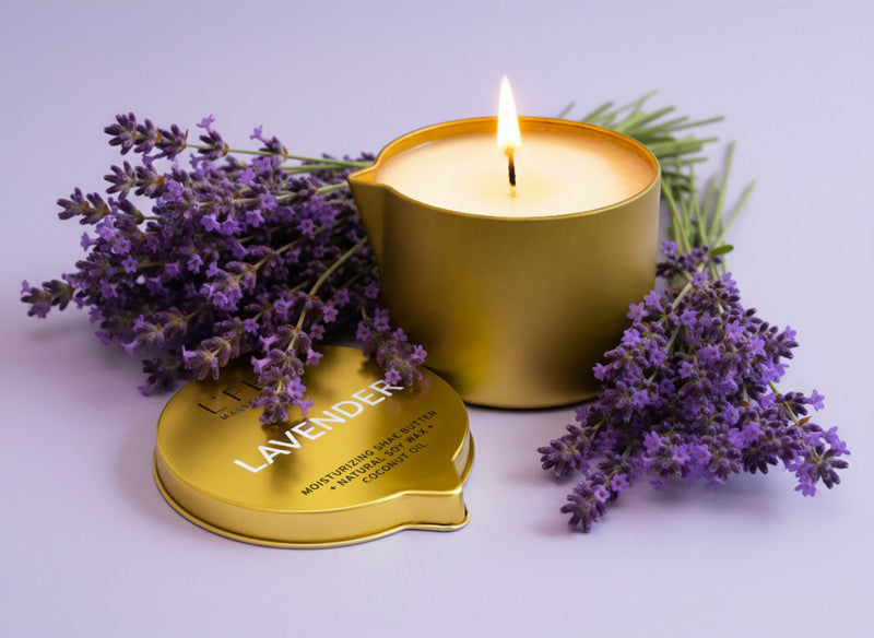 L'Fem Massage Candle 8oz - #04 Lavender 5 pcs